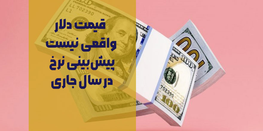 قیمت دلار واقعی نیست/ پیش‌بینی نرخ در سال جاری