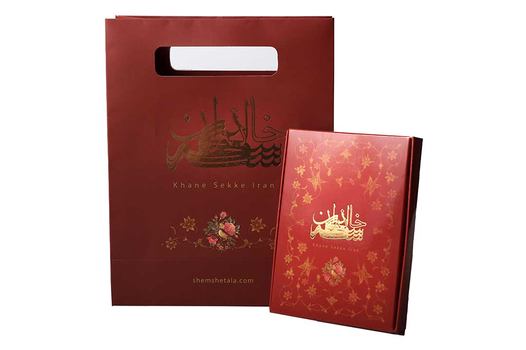 شمش طلای نقش برجسته گل و بلبل 600 سوتی مدل کارت فرکانسی